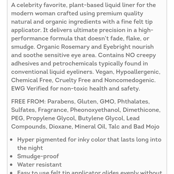 NWT W3LL People Expressionist Liquid Eyeliner - Picture 2 of 6